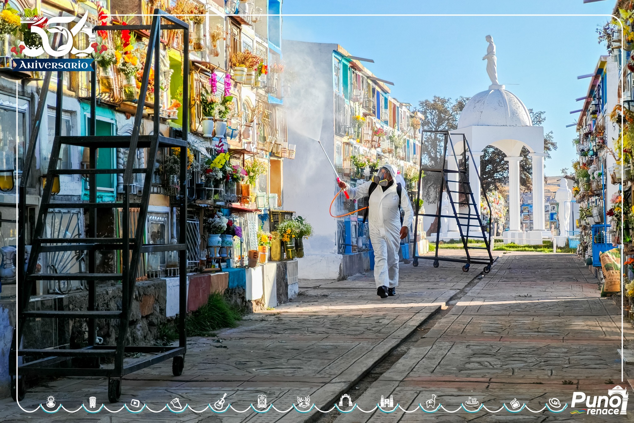 Fumigación Cementerio Yanamayo