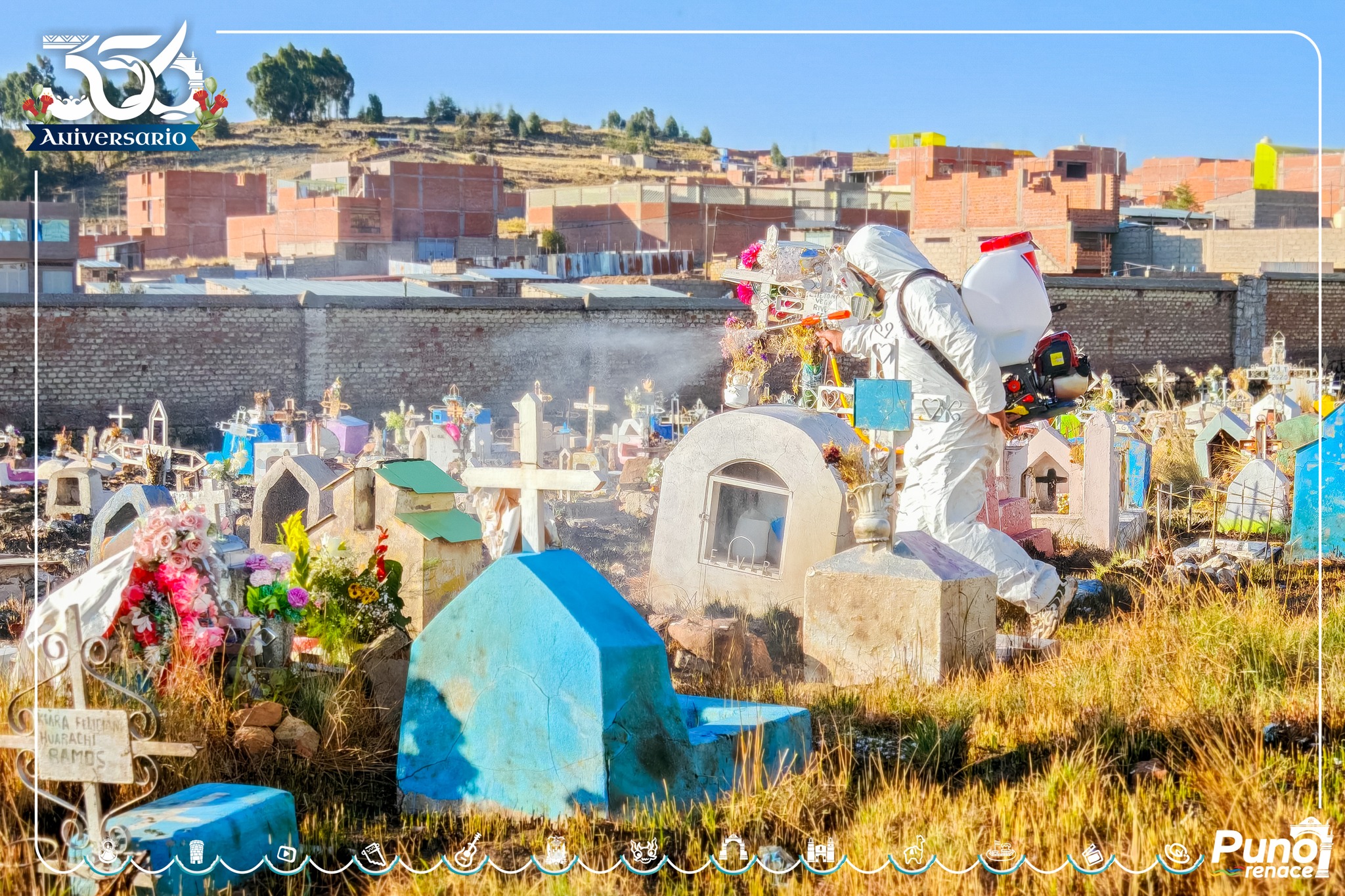 Fumigación Cementerio Yanamayo