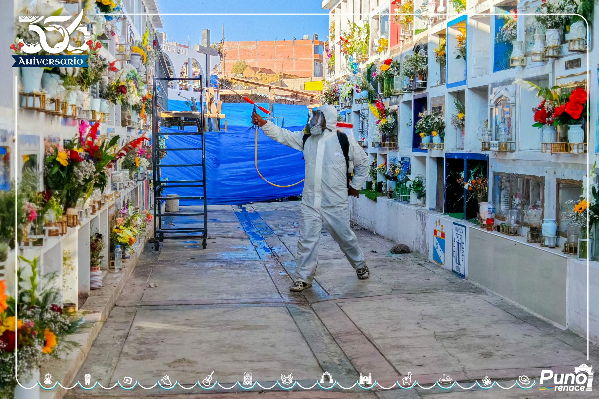 Fumigación Cementerio Yanamayo